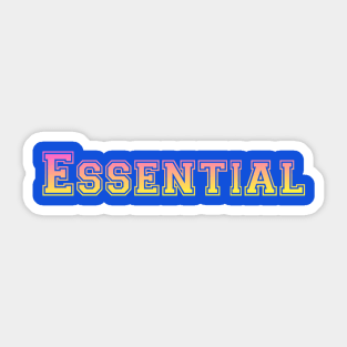 Girly Essential Sticker